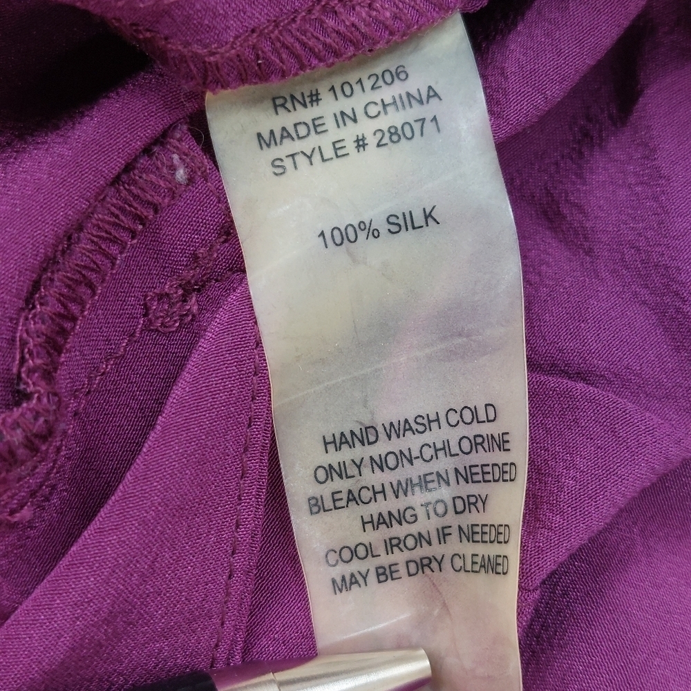 Soft Surroundings Purple Tunic Top - Picture 6 of 9
